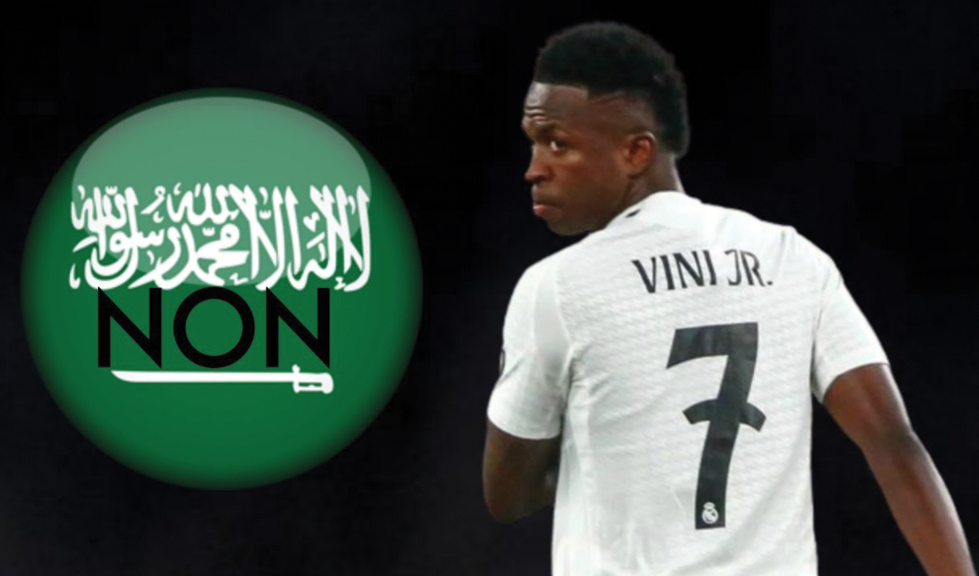 Vinicius Junior refuse une offre astronomique de l'Arabie Saoudite